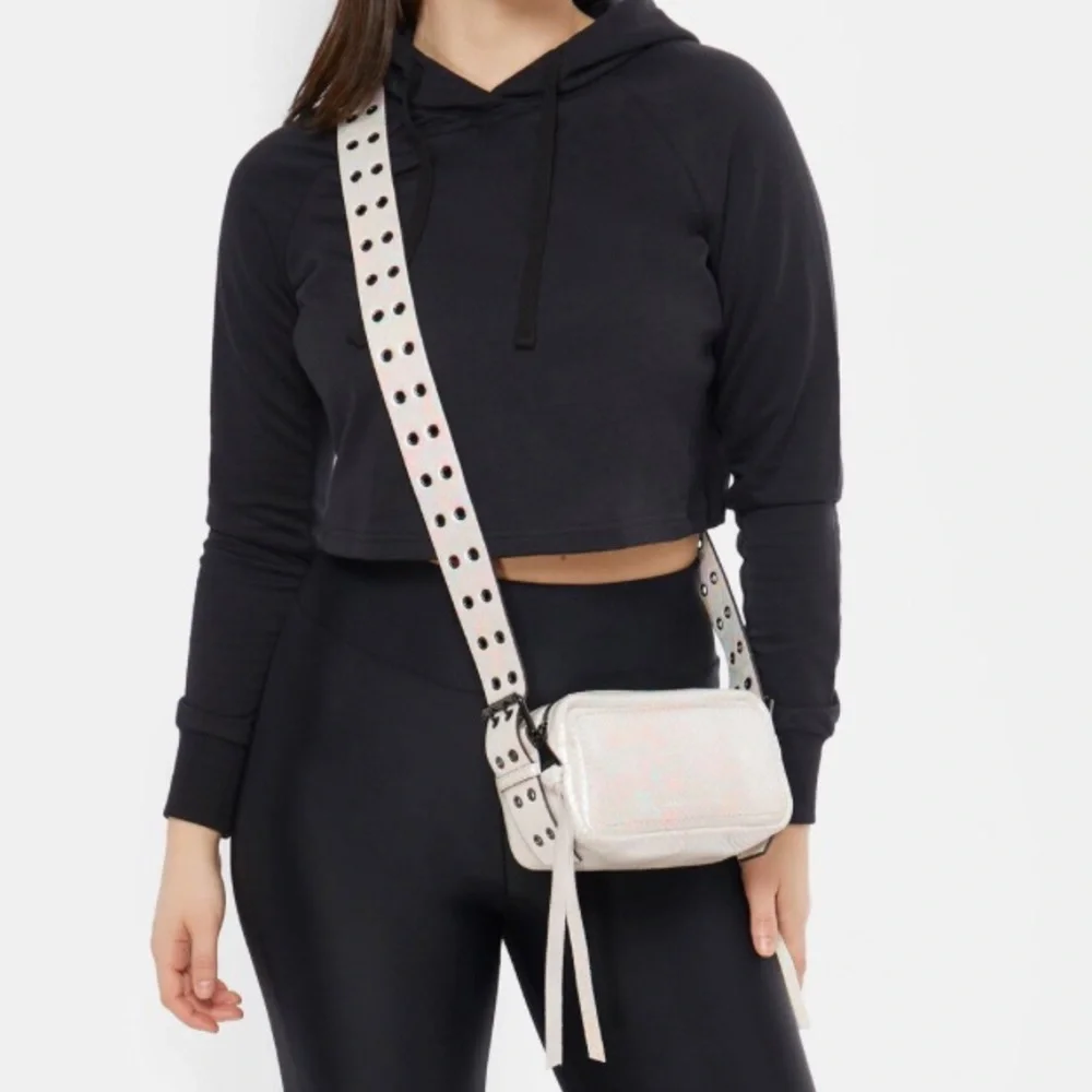 Aimee Kestenberg Cooper Hologram Snake Embossed Leather Crossbody Bag - Picture 13 of 14